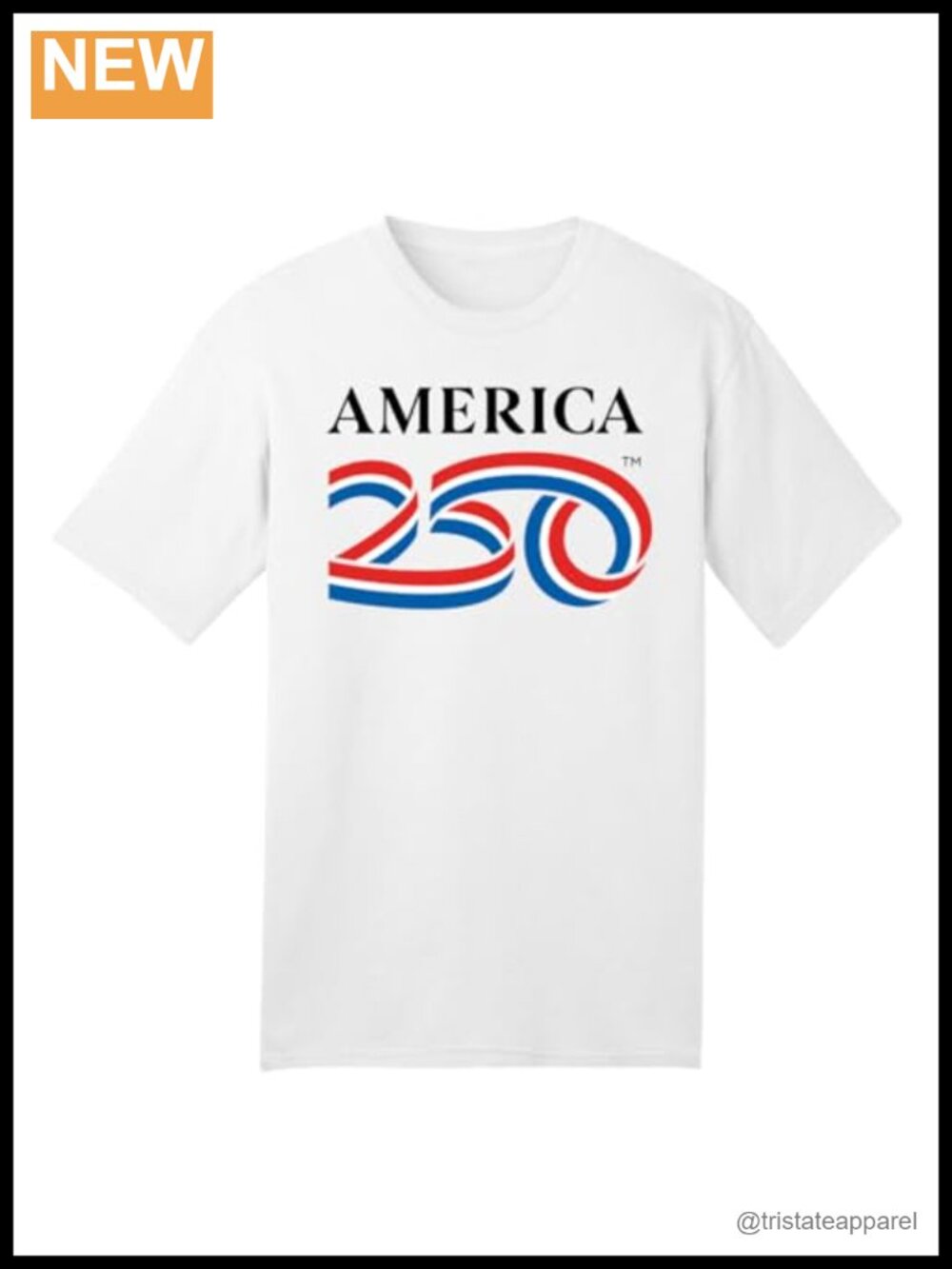 USA 250th Anniversary Cotton Tee Crew Neck Cap Sleeve Patriotic Shirt